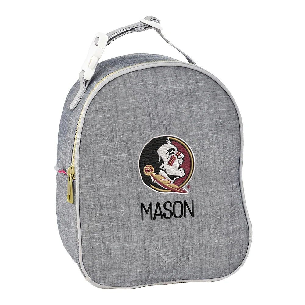 Youth Chad & Jake Florida State Seminoles Personalized Primary Logo Insulated Lunch Bag