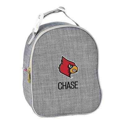 Youth Chad & Jake Louisville Cardinals Personalized Primary Logo Insulated Lunch Bag
