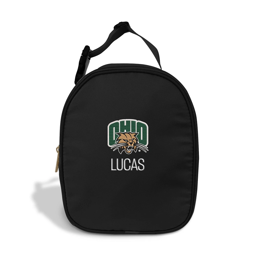Youth Chad & Jake Ohio Bobcats Personalized Primary Logo Insulated Lunch Bag
