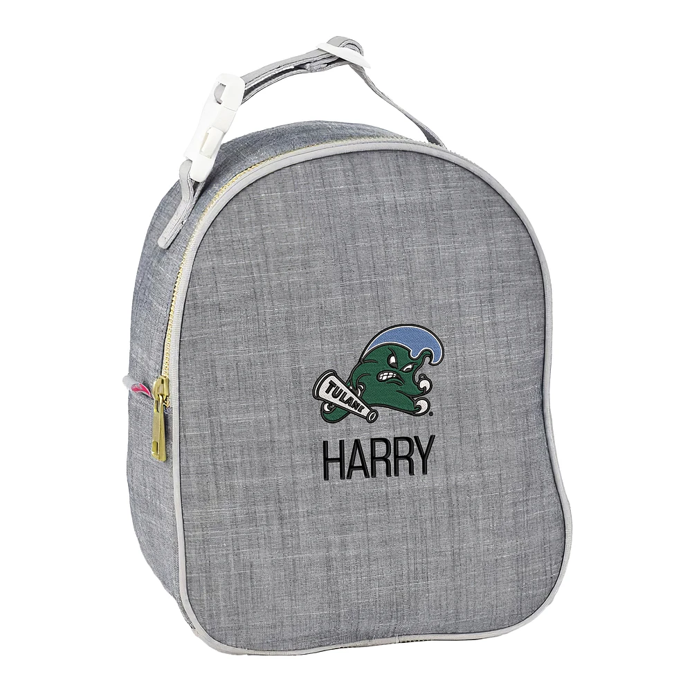 Youth Chad & Jake Tulane Green Wave Personalized Primary Logo Insulated Lunch Bag