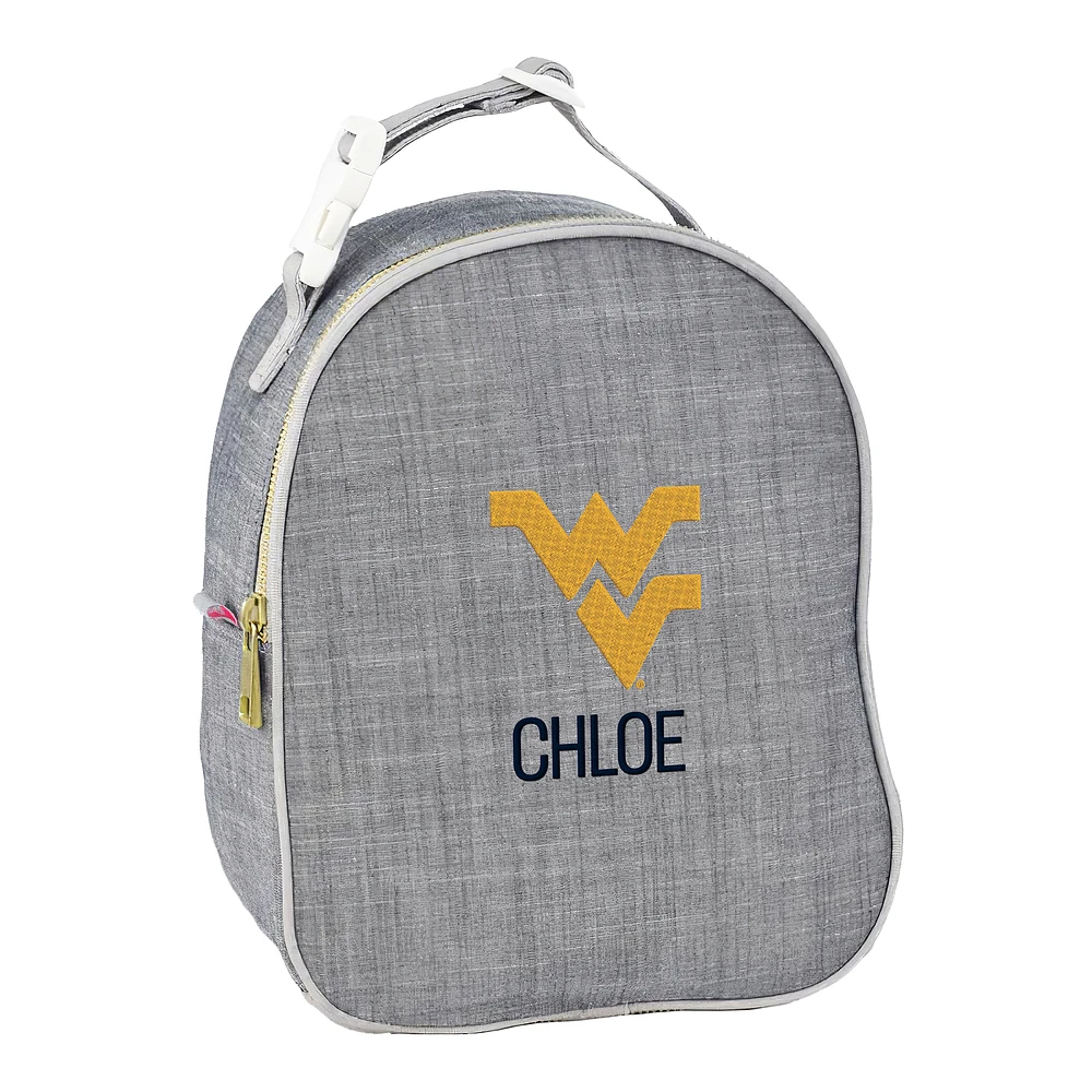Youth Chad & Jake West Virginia Mountaineers Personalized Primary Logo Insulated Lunch Bag