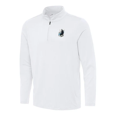 Men's Antigua Minnesota United FC Reprocess Quarter-Zip Jacket