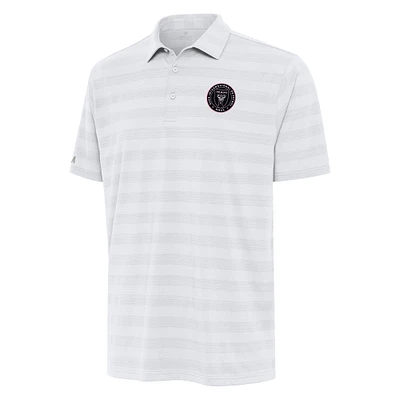 Men's Antigua White Inter Miami CF Tunnel Polo