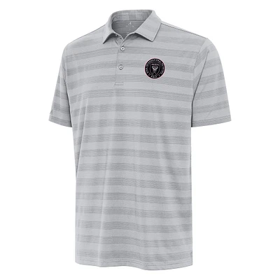 Men's Antigua Gray Inter Miami CF Tunnel Polo