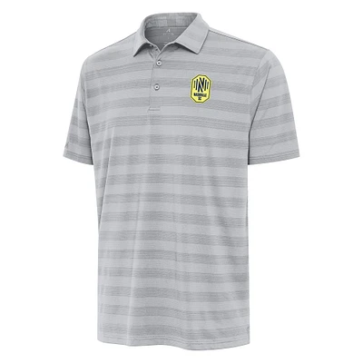 Men's Antigua Gray Nashville SC Tunnel Polo