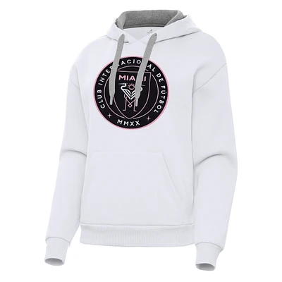 Women's Antigua Inter Miami CF Victory Pullover Hoodie