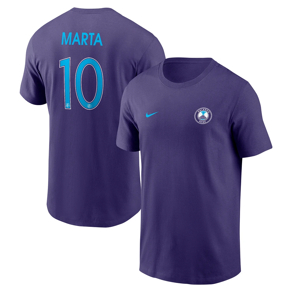 Men's Nike Marta Vieira da Silva Purple Orlando Pride Core Crew Neck T-Shirt