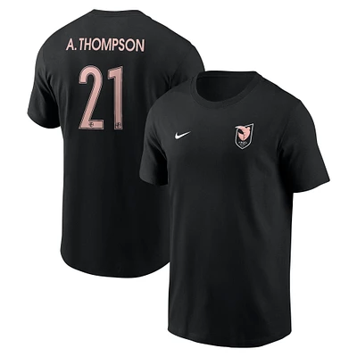 Men's Nike Alyssa Thompson Black Angel City FC Core Crew Neck T-Shirt