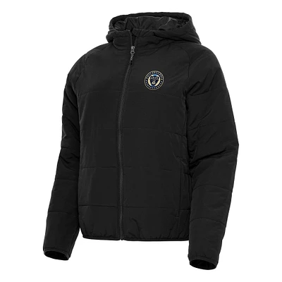 Women's Antigua Philadelphia Union Universe Raglan Full-Zip Jacket
