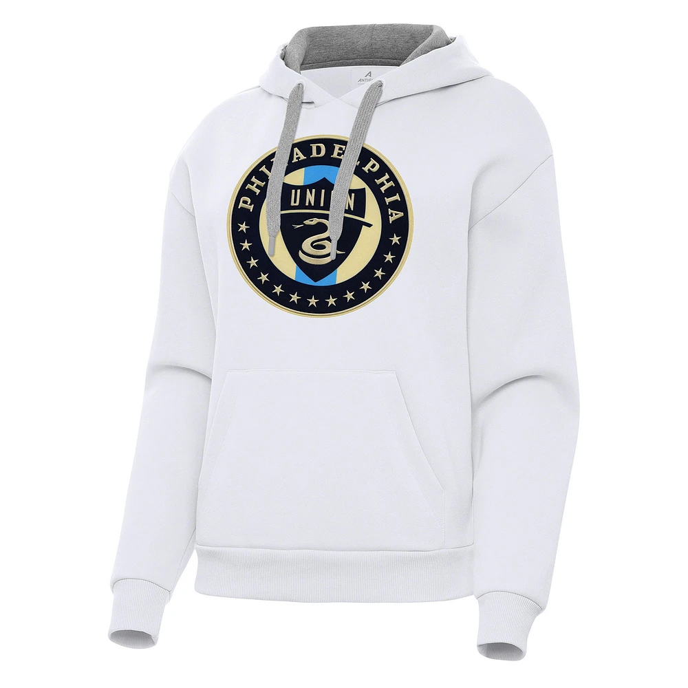 Women's Antigua Philadelphia Union Victory Pullover Hoodie