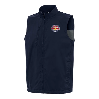 Men's Antigua Navy New York Red Bulls Brisk Full-Zip Vest