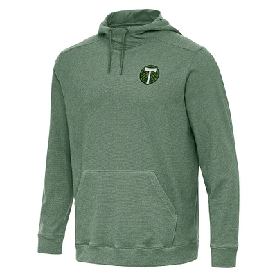 Men's Antigua Hunter Green Portland Timbers Cloud Pullover Hoodie