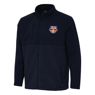 Men's Antigua Navy New York Red Bulls Daily Fused Full-Zip Jacket