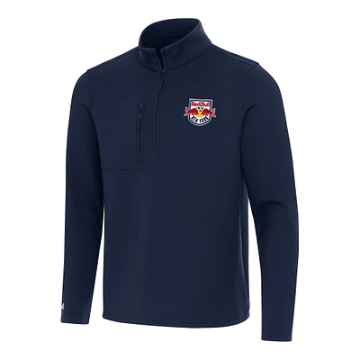 Men's Antigua Navy New York Red Bulls Insider Quarter-Zip Jacket