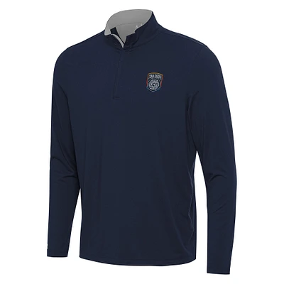 Men's Antigua Navy San Diego FC Content Quarter-Zip Jacket