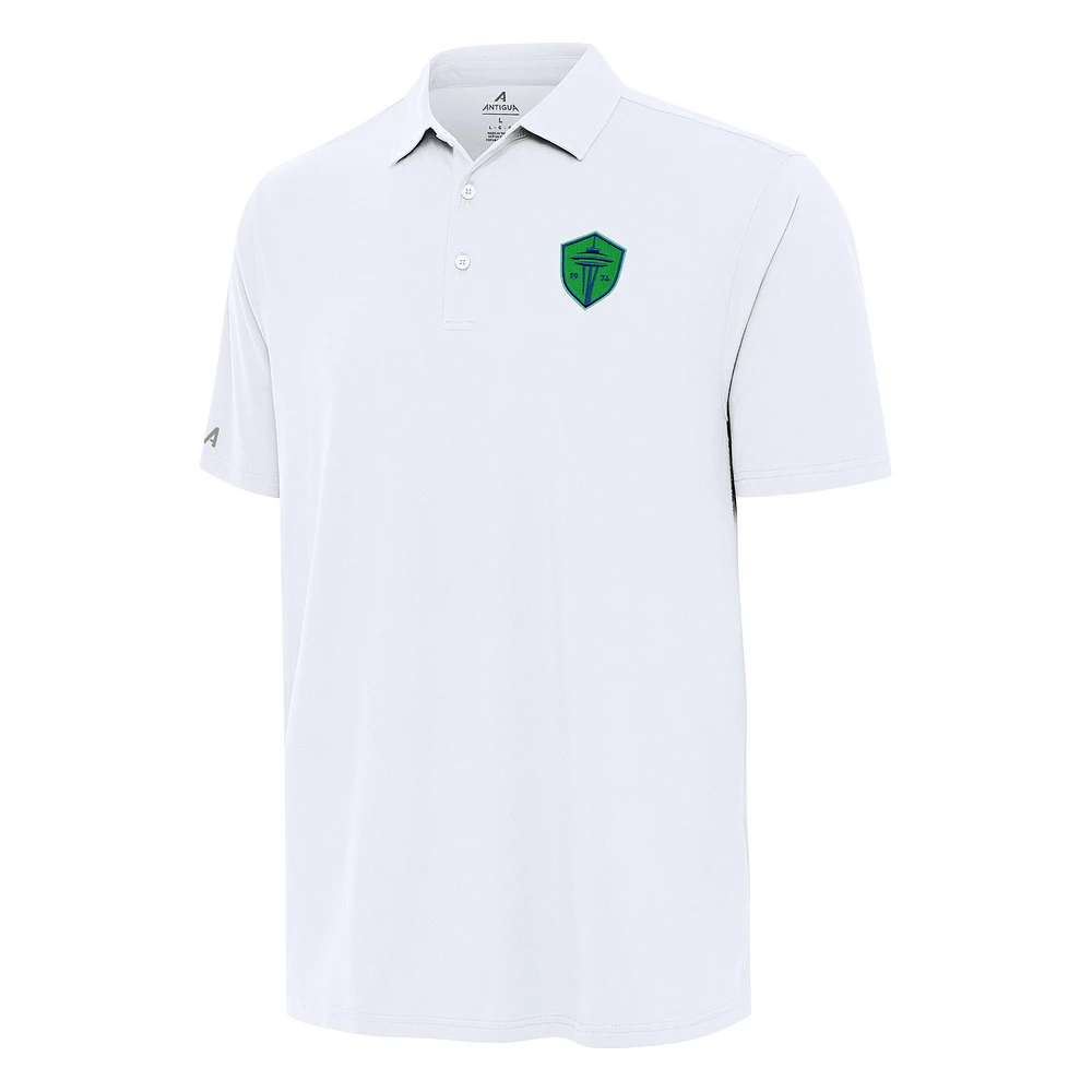 Men's Antigua White Seattle Sounders FC Era Polo