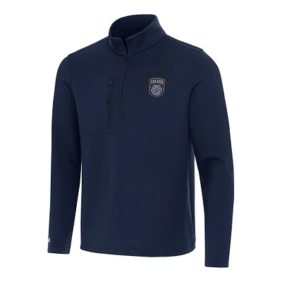 Men's Antigua Navy San Diego FC Insider Quarter-Zip Jacket