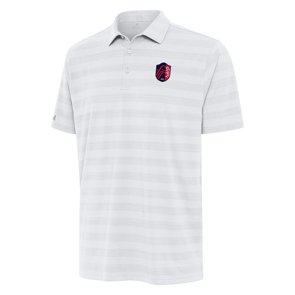 Men's Antigua White St. Louis City SC Tunnel Polo