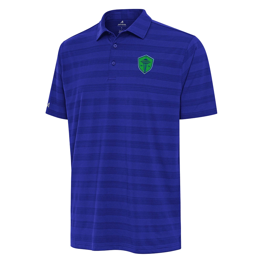 Men's Antigua Blue Seattle Sounders FC Tunnel Polo
