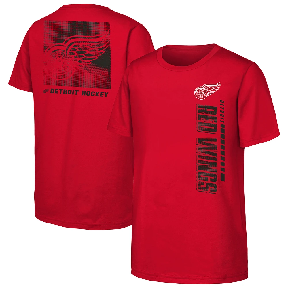Youth Red Detroit Wings Atmosphere T-Shirt