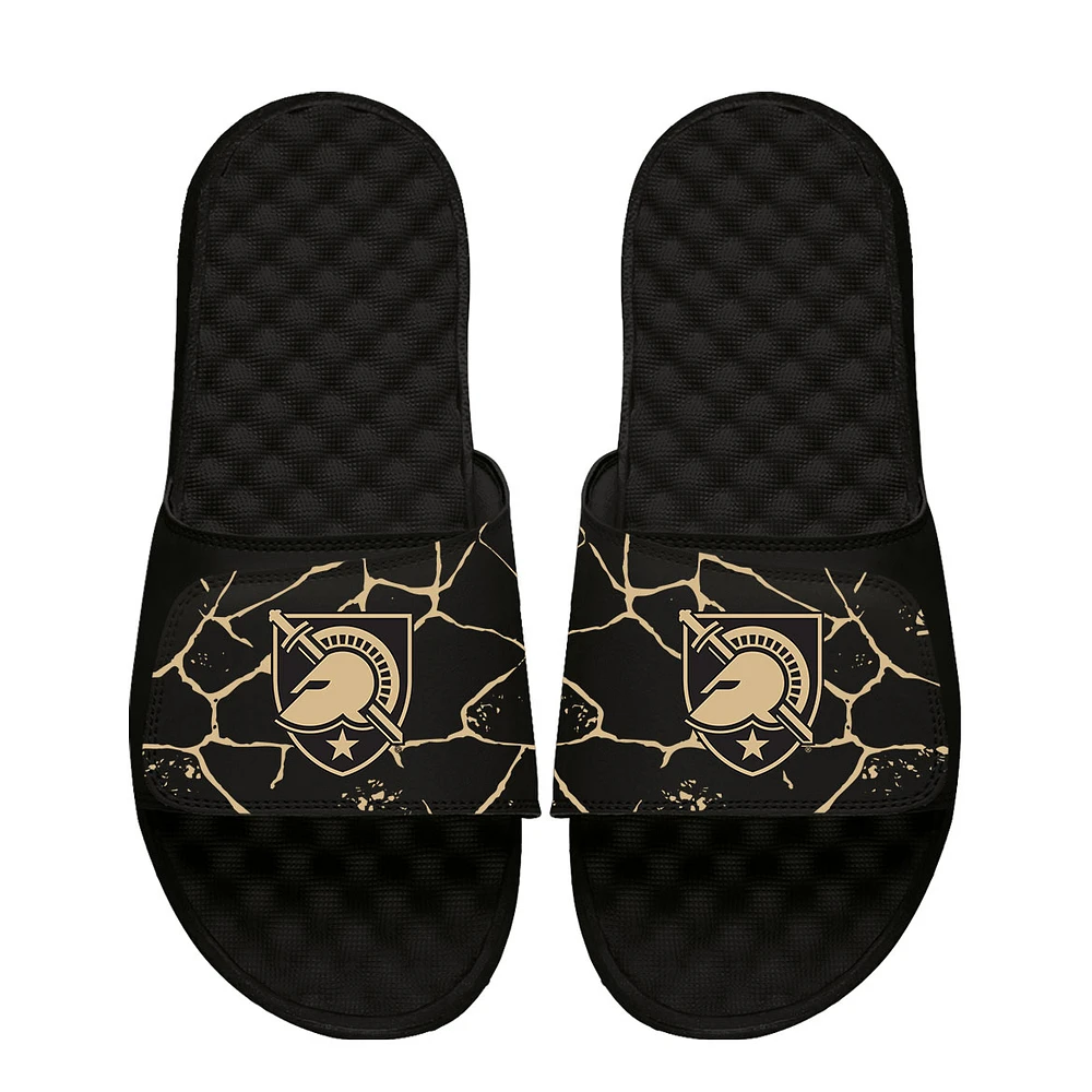 Unisex ISlide Black Army Knights Shattered Slide Sandals