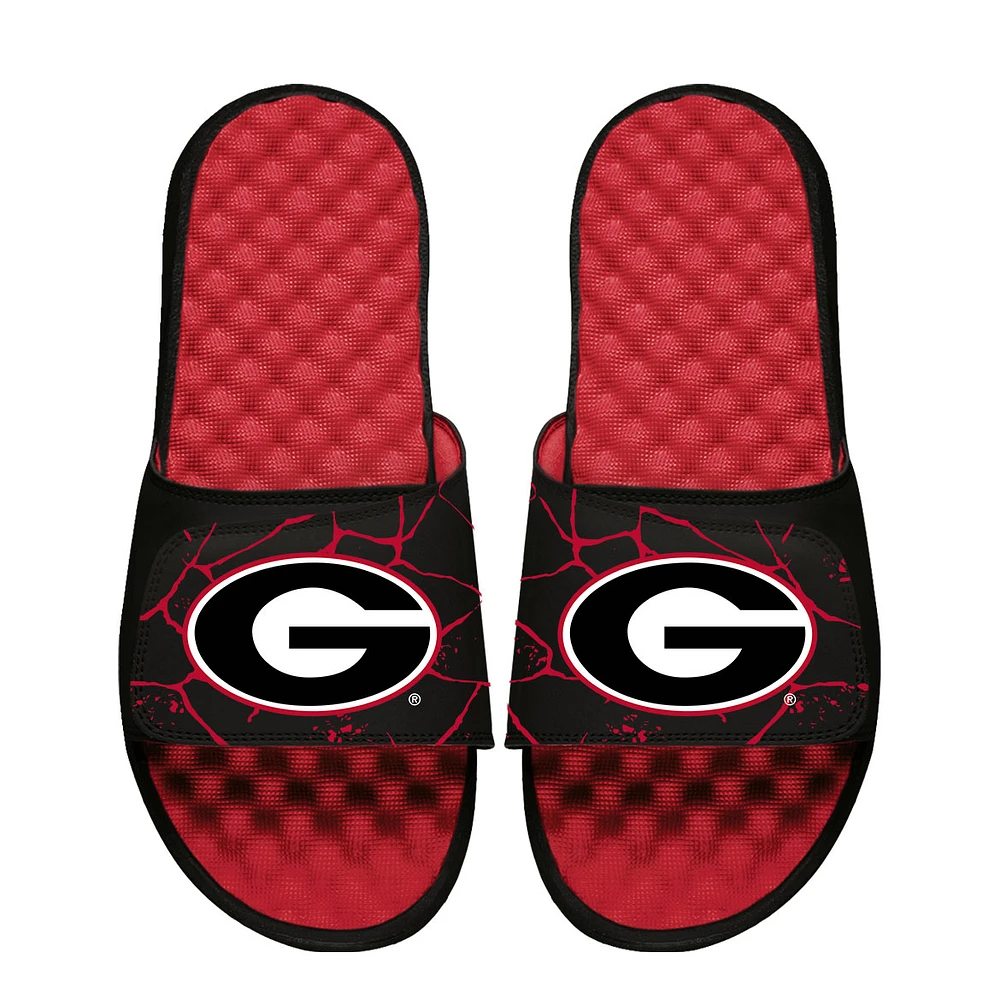 Unisex ISlide Red Georgia Bulldogs Shattered Slide Sandals