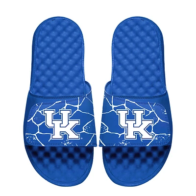 Unisex ISlide Royal Kentucky Wildcats Shattered Slide Sandals