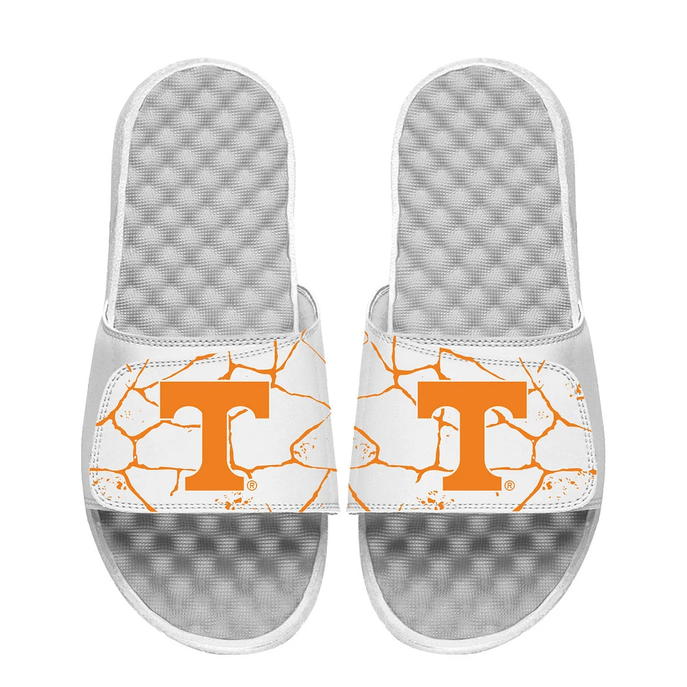 Unisex ISlide White Tennessee Volunteers Shattered Slide Sandals