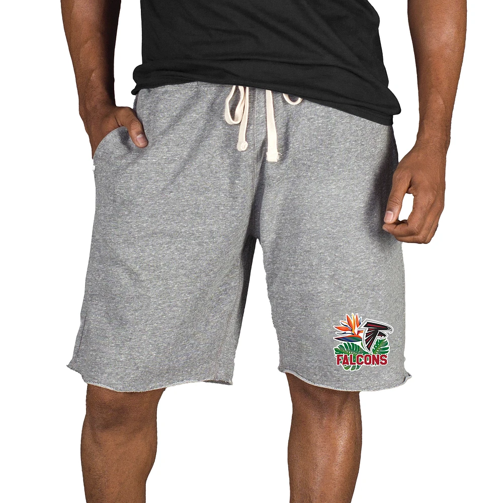 Men's Concepts Sport Gray Atlanta Falcons Mainstream Tri-Blend Shorts