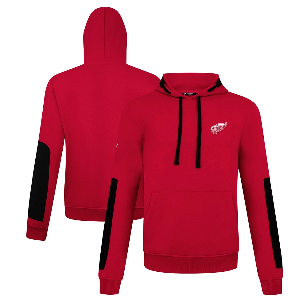 Men's Levelwear Red Detroit Wings Bombay Pullover Hoodie