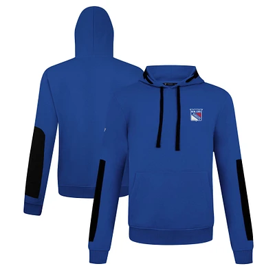 Men's Levelwear Blue New York Rangers Bombay Pullover Hoodie