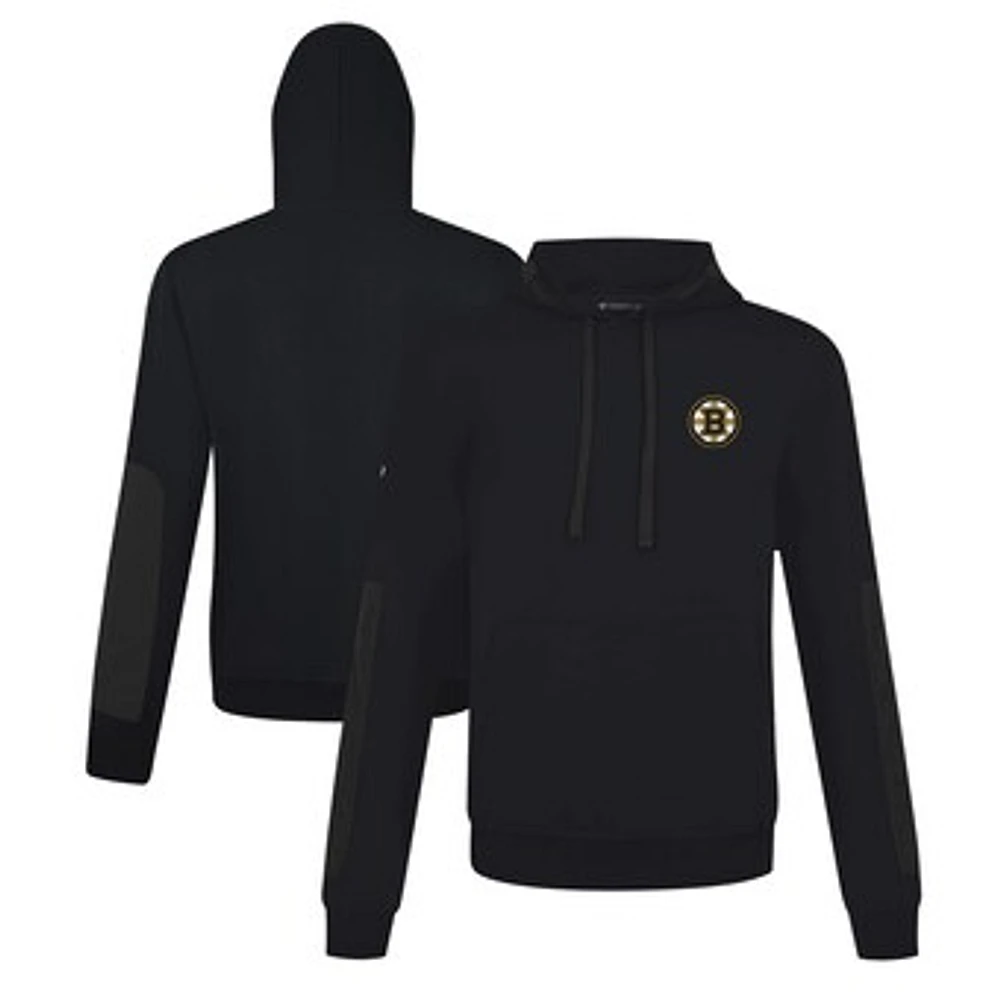 Men's Levelwear Black Boston Bruins Bombay Pullover Hoodie