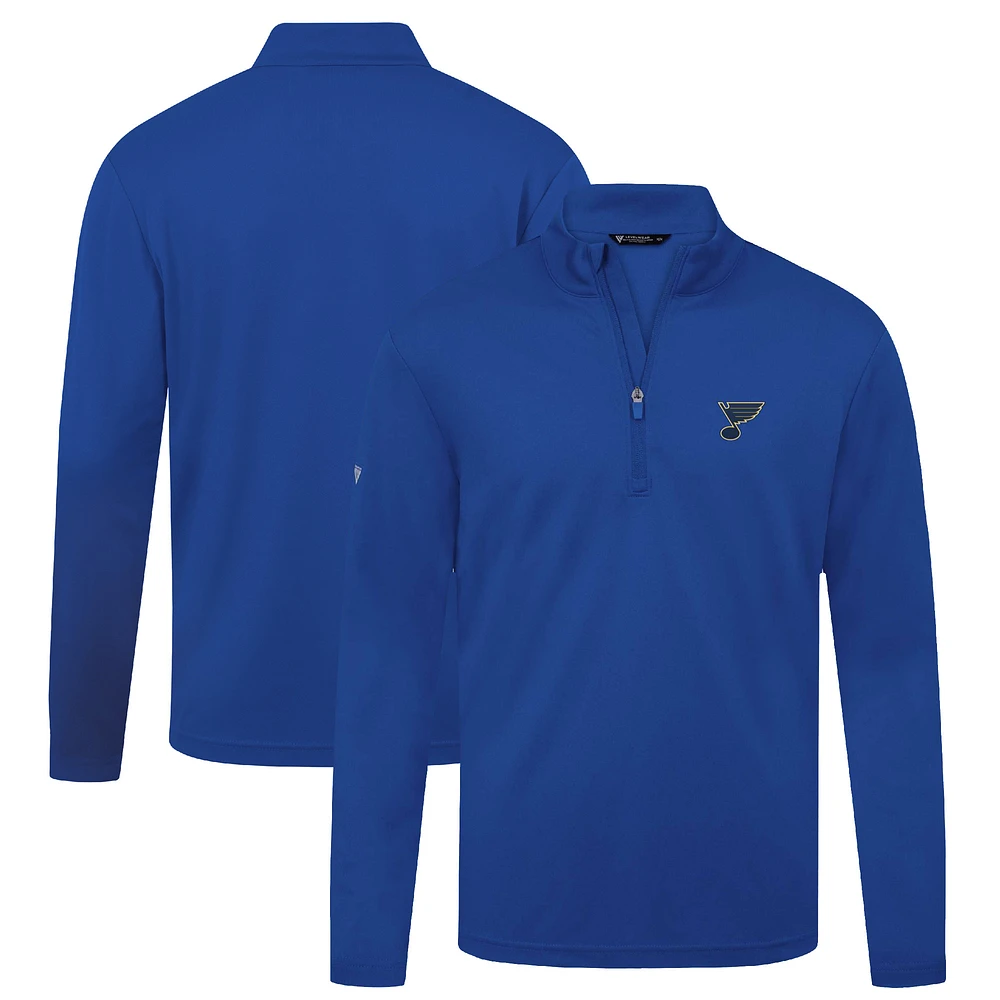 Men's Levelwear Blue St. Louis Blues Heron Insignia Core Quarter-Zip Jacket
