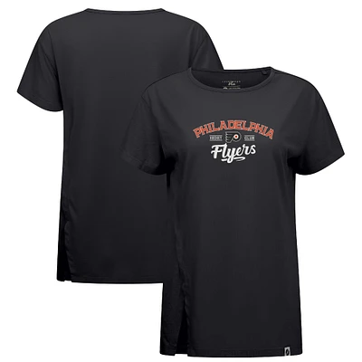 Women's Levelwear Black Philadelphia Flyers Influx Ice Wall T-Shirt