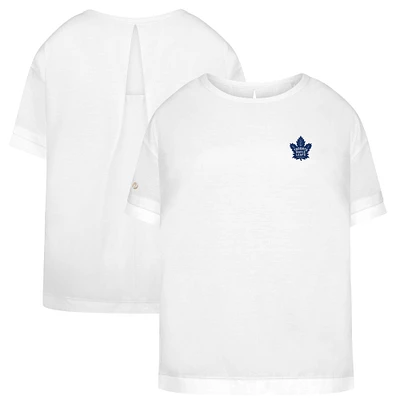 Women's Levelwear White Toronto Maple Leafs Tulip Primary Logo T-Shirt