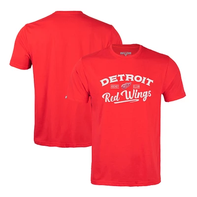 Men's Levelwear Red Detroit Wings Richmond Ice Wall T-Shirt