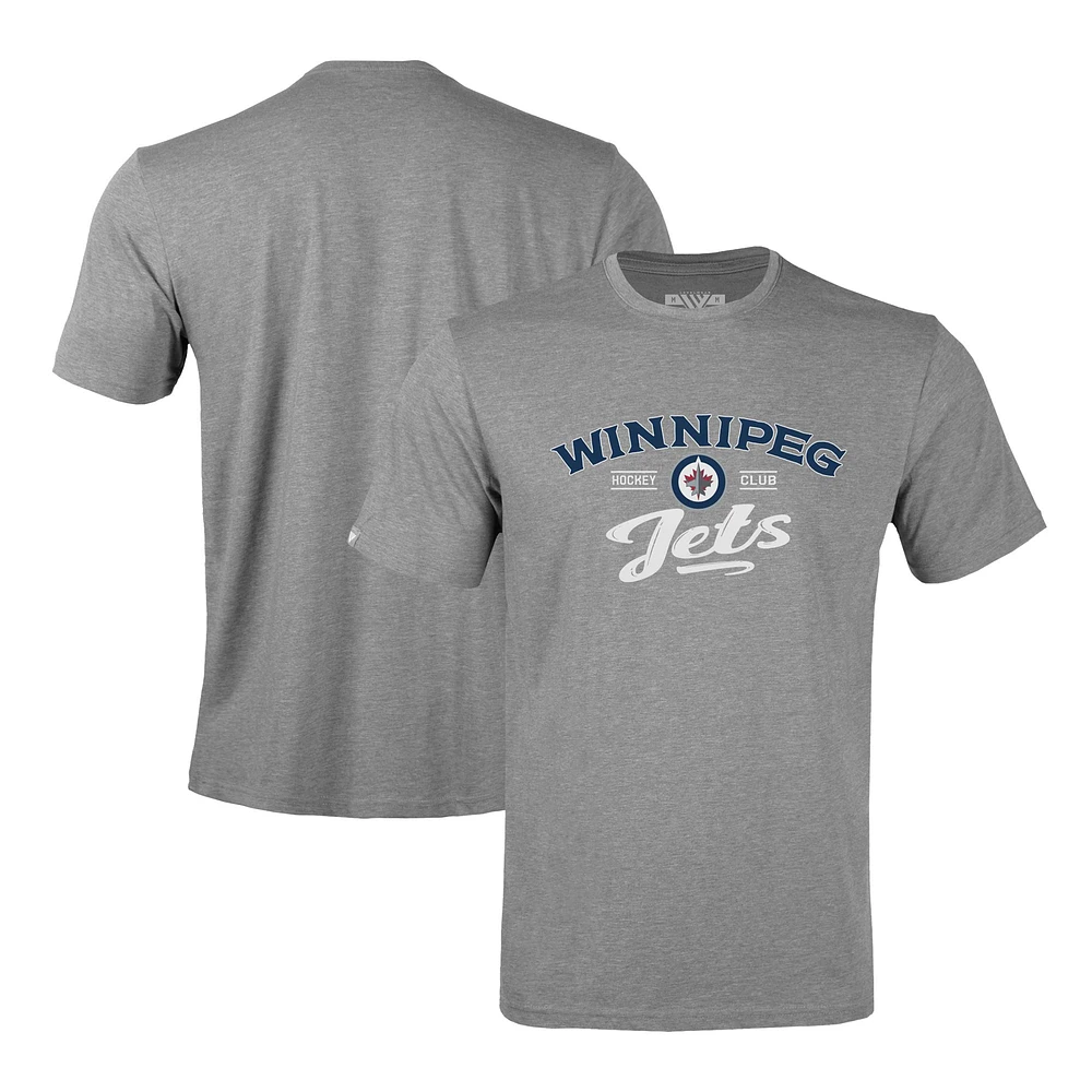 Men's Levelwear Gray Winnipeg Jets Richmond Ice Wall T-Shirt