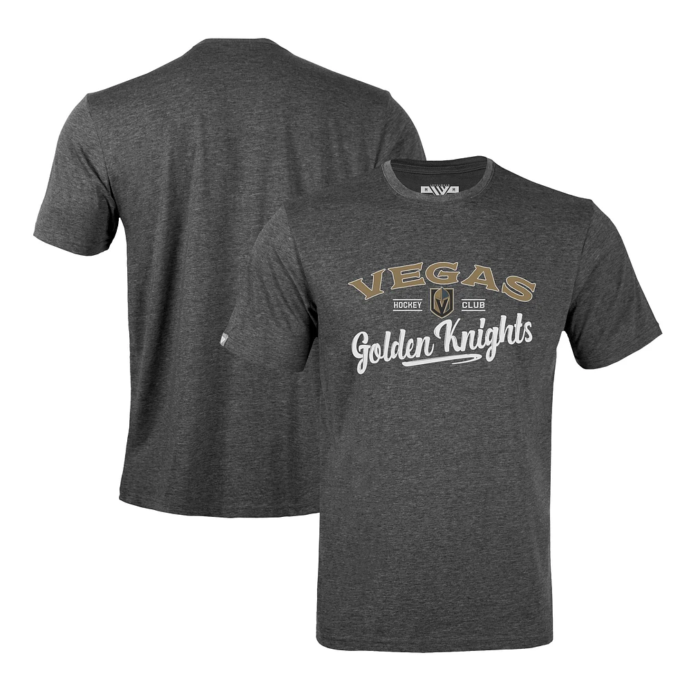 Men's Levelwear Gray Vegas Golden Knights Richmond Ice Wall T-Shirt