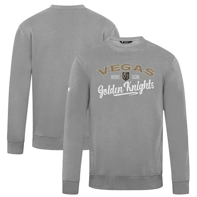 Men's Levelwear Gray Vegas Golden Knights Zane Ice Wall Pullover Sweatshirt