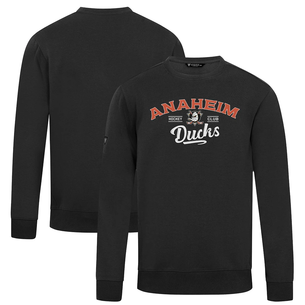Men's Levelwear Anaheim Ducks Zane Ice Wall Pullover Sweatshirt