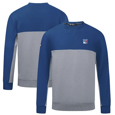 Men's Levelwear Blue/Gray New York Rangers Legacy Pullover Sweatshirt