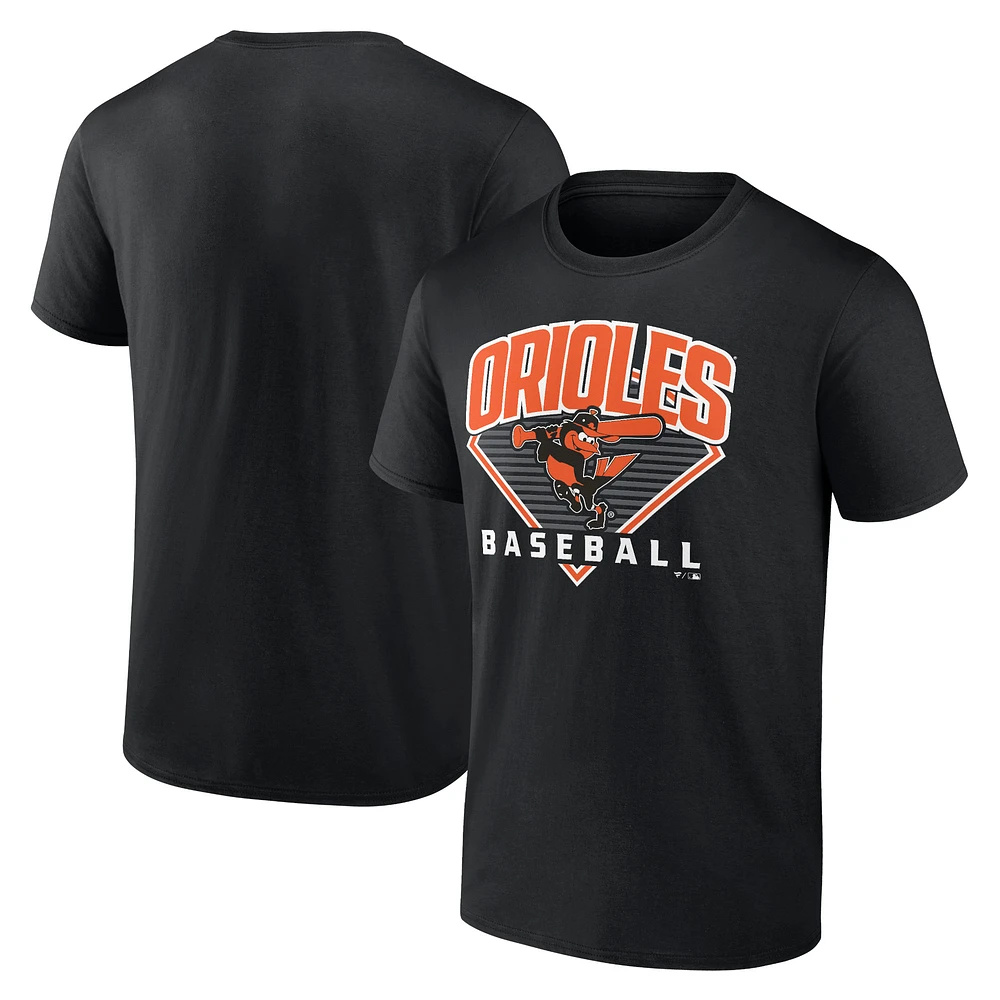 Men's Black Baltimore Orioles Baseball T-Shirt