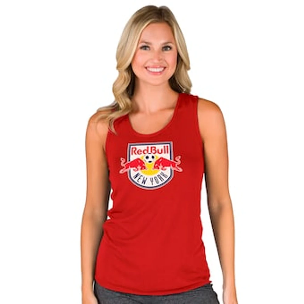 Women's Concepts Sport Red New York Bulls Marathon Racerback Scoop Neck Tank Top
