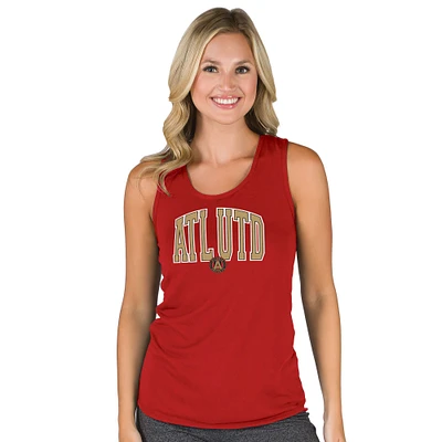 Women's Concepts Sport Red Atlanta United FC Marathon Racerback Scoop Neck Tank Top