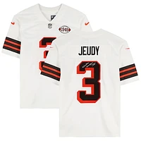 Jerry Jeudy Cleveland Browns Autographed White Nike Limited Jersey