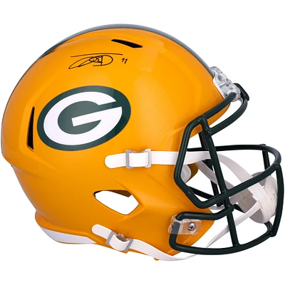 Jayden Reed Green Bay Packers Autographed Riddell Speed Replica Helmet