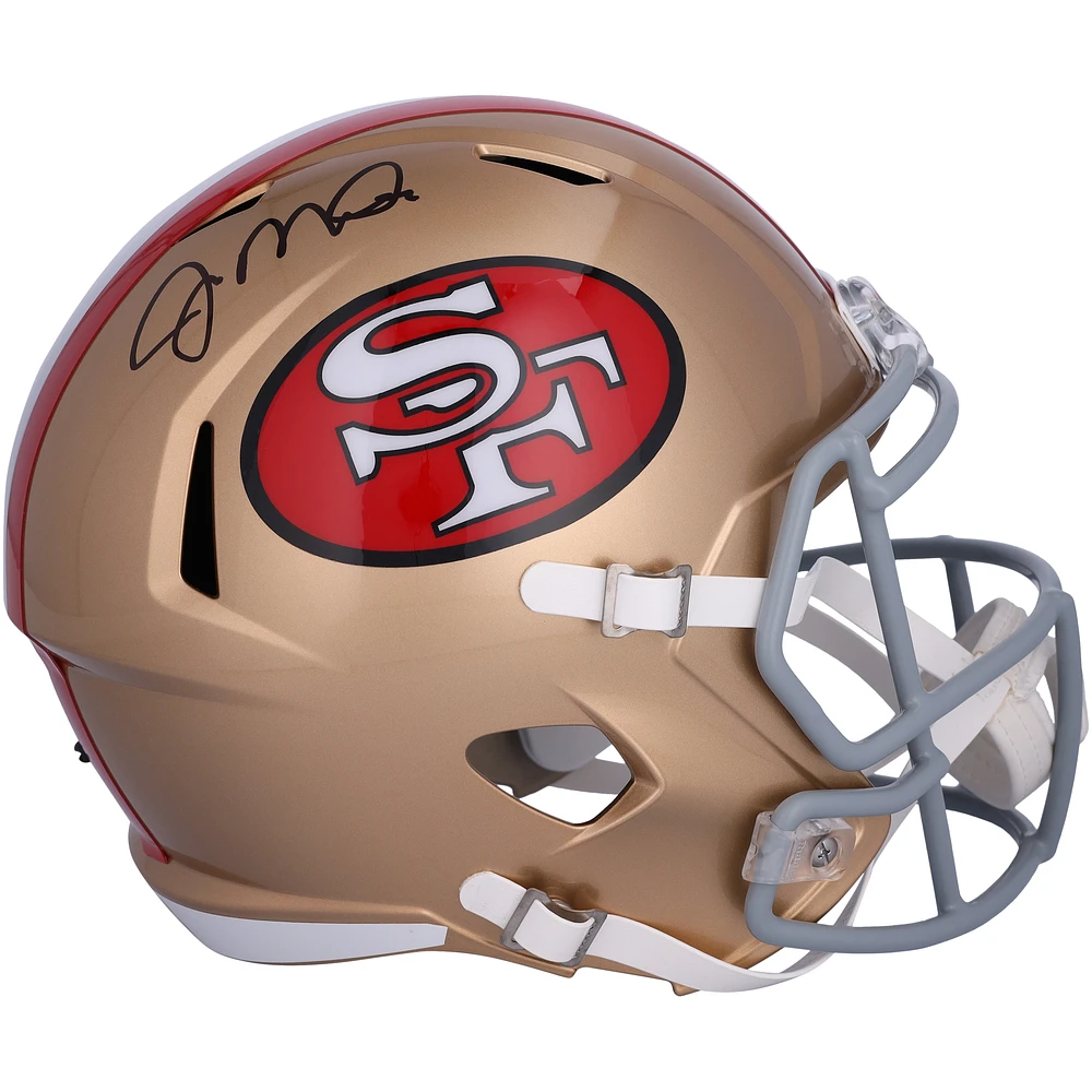Joe Montana San Francisco 49ers Autographed Throwback 1964-95 Riddell Speed Replica Helmet