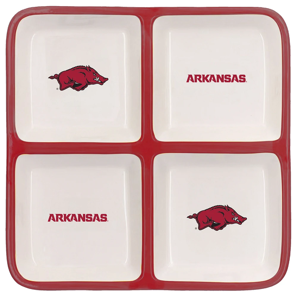 The Memory Company Arkansas Razorbacks Square Tray