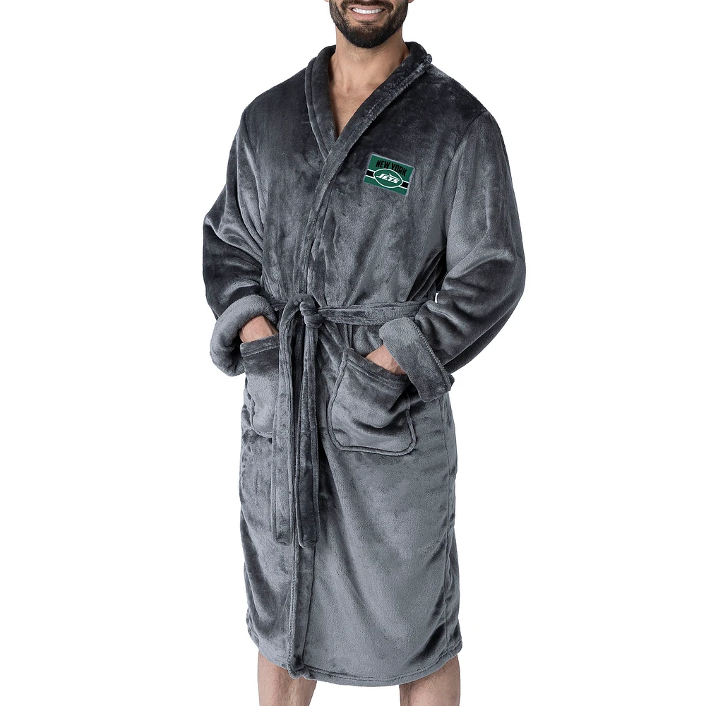 Men's The Northwest Group Charcoal New York Jets Bathrobe