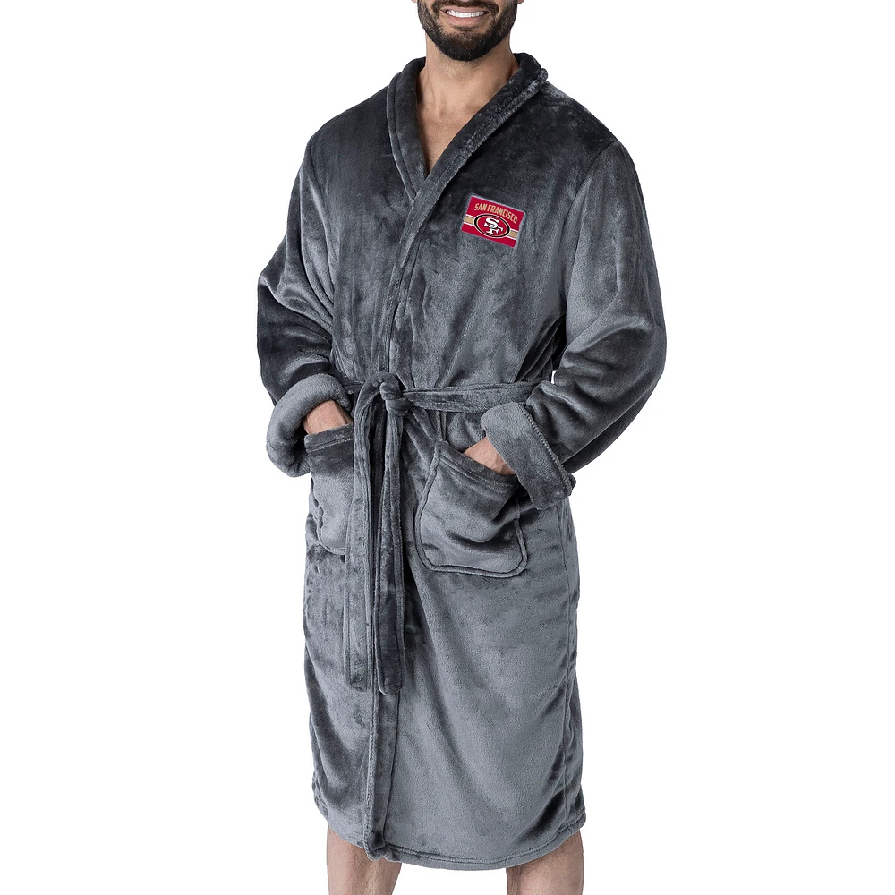 Men's The Northwest Group Charcoal San Francisco 49ers Bathrobe